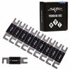 Picture of Skar Audio 100 Amp Nickel Plated ANL Fuses (10 Pack) - SK100A-ANL-10PK