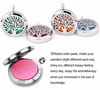 Picture of Aromatherapy Essential Oil Diffuser Necklace Cat Pattern Stainless Steel Locket Pendant