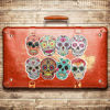 Picture of Sugar Skull Stickers Pack, Laptop Skull Decals for Dia De Los Muertos, Mexican Day of Dead Sticker for Water Bottle, Luggage, Bike, Computer, Skateboard Vinyl Decal Pack, 60 Styles (180 Pieces)