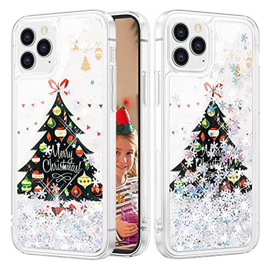 GetUSCart Caka Christmas Glitter Case for iPhone 12 Pro Max Case