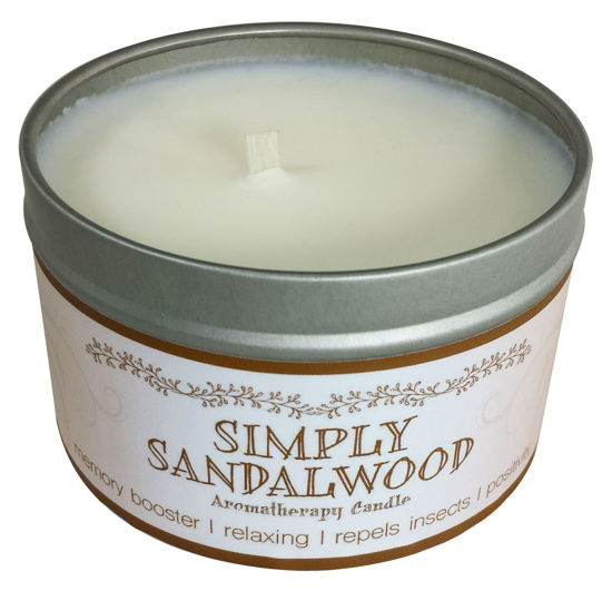 Picture of Our Own Candle Company Soy Wax Aromatherapy Candle, Simply Sandalwood, 6.5 Ounce