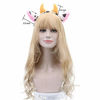 Picture of Plush Cow Ears and Horns Headband-Halloween Christmas Festival Theme Party Animal Cosplay Costume Headbands