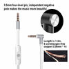 Picture of Dzorun Replacement Audio Cable Cord Wire with in line Microphone and Control for Beats by Dr Dre Headphones Solo/Studio/Pro/Detox/Wireless/Mixr/Executive/Pill (White)