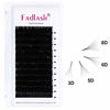 Picture of FADLASH Easy Fanning Volume Lashes 8-25mm Available Volume Eyelash Extensions Self Fanning Lashes C D DD Curl Lash Extension Supplies (0.07-C, 11mm)