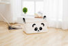 Picture of TIBAOLOVER Square Storage Bin Shelves Storage Basket with Handles-for organizing Baby Toys Bins,Kids Toys,Baby Clothing,Children Books, Gift Baskets(Panda)