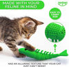 Picture of Ronton Cat Toothbrush Catnip Toy - Durable Hard Rubber - Cat Dental Care, Cat Interactive Toothbrush Chew Toy (1-Pack Green)