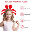 Picture of Amosfun Lobster Head Bopper Red Crab Headband Animal Cosplay Headband Cute Lobster Shaped Hair Hoop Hair Accessories for Halloween Christmas Cosplay Party Costume