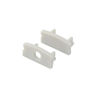 Picture of Hunhun 15-Pack End Caps and Mounting Clips for Hunhun U Shape LED Aluminum Channel System (U channel type)