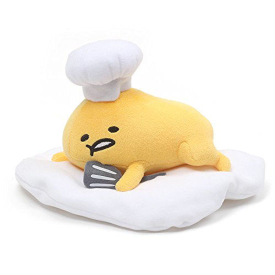 Picture of GUND Gudetama Lazy Chef Egg with Hat and Spatula Stuffed Animal Plush, 7.5"