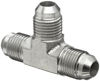 Picture of Brennan 2603-05-05-05-FG, Steel Forged JIC Tube Fitting, 05MJ-05MJ-05MJ Tee, 5/16" Tube OD