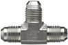 Picture of Brennan 2603-05-05-05-FG, Steel Forged JIC Tube Fitting, 05MJ-05MJ-05MJ Tee, 5/16" Tube OD