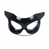 Picture of Soochat Catwoman Mask Half Face Cat Mask Halloween Costumes masquerade Costume Party (Black)