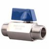 Picture of DERNORD Stainless Steel Ball Valve - 3/8 Inch NPT Thread Male Small Mini Ball Valve (3/8" Male&Male)