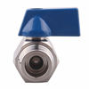 Picture of DERNORD Stainless Steel Ball Valve - 3/8 Inch NPT Thread Male Small Mini Ball Valve (3/8" Male&Male)