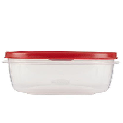 Rubbermaid Easy Find Vented Lids Food Storage Containers, Set of 30 (60  Pieces Total), Racer Red & Easy Find Lids Food Storage and Organization