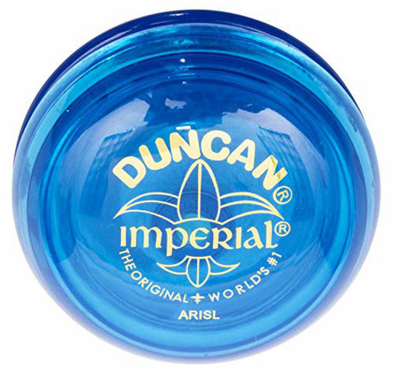 Picture of Duncan Toys Imperial Yo-Yo, Beginner Yo-Yo with String, Steel Axle and Plastic Body, Blue