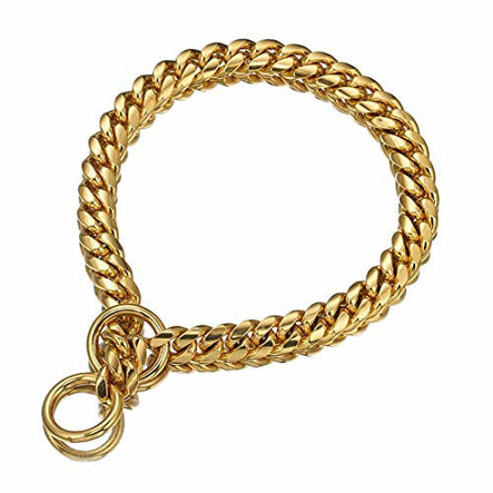 18k Gold Plated 316L Stainless Steel Cuban Chain - 10mm