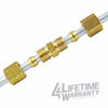 Picture of 4LIFETIMELINES Brass compression union, 3/16, 10/bag