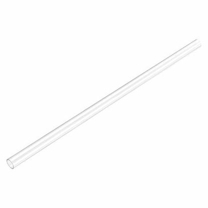 Picture of uxcell 2pcs Clear Rigid Tubing 8mm(5/16'') ID x 10mm(25/64'') OD x 1Ft Length Round Plastic Polycarbonate Tube