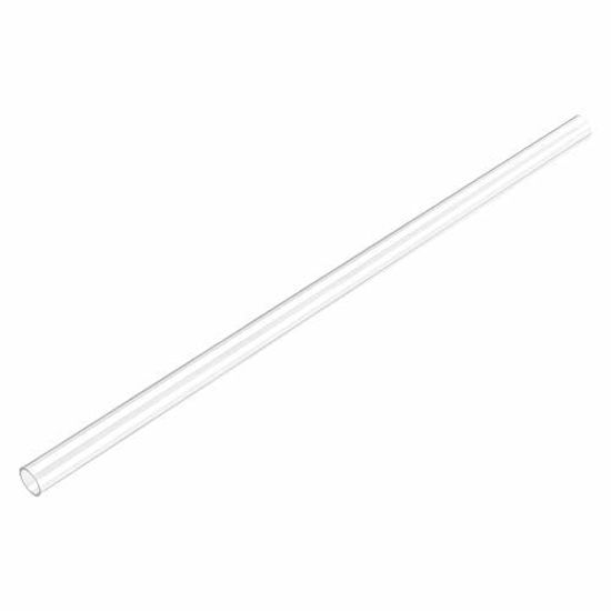 Picture of uxcell 2pcs Clear Rigid Tubing 8mm(5/16'') ID x 10mm(25/64'') OD x 1Ft Length Round Plastic Polycarbonate Tube