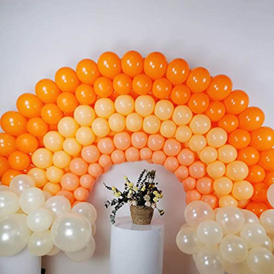 GetUSCart- 100 Pack 12 Inch Orange Matte Latex Balloons Premium Helium ...