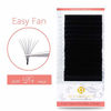 Picture of BEYELIAN Easy Fan Eyelash Extensions Volume Extension Lightweight Self Fanning Lashes Semi Permanent Matte Black Professional Salon Stylists Use 0.07 D+ Curl Mix Tray 8-15mm