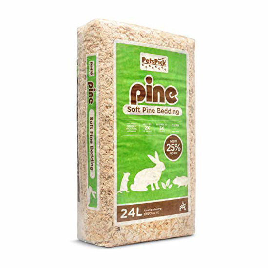 Picture of PETSPICK Pine Small Pet Bedding, 24L