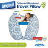 Picture of Cloudz Patterned Microbead Travel Neck Pillows - Blue Print