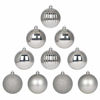 Picture of GameXcel 10Pcs Christmas Balls Ornaments for Xmas Tree - Shatterproof Christmas Tree Decorations Large Hanging Ball Silver3.2 x 10 Pack