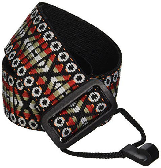 Picture of Performance Plus Classical Guitar/Ukulele Strap, Woven Tapestry/Hootenanny Patterns, GS5-RT - Burgundy Sand