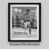 Picture of Muhammad Ali-"I'm So Fast"-Motivational Quotes Wall Art-8 x 10" Vintage Boxing Photo Poster Print-Ready to Frame. Inspirational Home-Gym-Office-Man Cave Decor. Perfect Gift for Ali & All Boxing Fans!