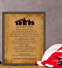 Picture of "Ask Me What I Was-Always A United States Marine"-Marine Corps-Wall Art- 8 x 10"-Wood Grain Typographic Print-Ready To Frame. Home-Office-Military Decor. Perfect Gift for All Marines. Semper Fi.