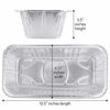 Picture of Plasticpro [5 Lb 10 Pack] Disposable Loaf Pans Aluminum Tin Foil Meal Prep Bakeware - Cookware Perfect for Baking Cakes, Bread, Meatloaf, Lasagna 5 Pound 12.5'' X 6.25'' X 3.5''