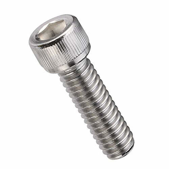 Picture of M8-1.25 x 30mm Socket Head Cap Screws, Allen Socket Drive, Stainless Steel 18-8, Full Thread, Bright Finish, Machine Thread, Quantity 25