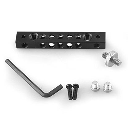 Picture of SmallRig Cheese Plate with Multiple Threaded Holes,Cheese Bar for Monitor Mount, DIY Camera Accessories - 1091