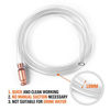 Picture of HORUSDY Gas Siphon 6FT Multi-Purpose Super Easy Siphon Pump,1/2" Valve Virgin Grade Tubing Safe (white)