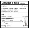 Picture of 25 Pack Clear Night Light Bulbs, 7 Watt Salt Lamp Light Replacement Bulbs, Plug-in Incandescent Night Light Bulbs, E12 Candelabra Base, 120 Volt, 7 Watts