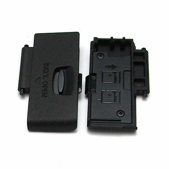 Picture of Shenligod Battery Door Cover Repair Part Replacement Battery Lid Cap for Canon 750D EOS 760D EOS Rebel T6i Digital Camera