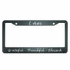 Picture of HOSNYE I am Grateful Thankful Blessed License Plate Frame Metal License Plate Cover Front Plates Frames Car Tag Frame for Women Men US Vehicles Standard