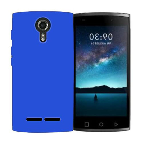 nigaozhiqi Case for Unimax UMX U693CL Assurancewireless Case TPU Soft Cover Blue