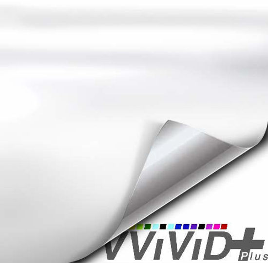 Picture of VViViD+ Satin Finish Premium Adhesive Vinyl Wrap Film (1ft x 5ft (White))