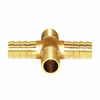 Picture of Joywayus 1/2 Large ID Hose Barb 4 Way Union Fitting Pipe Cross Intersection/Split Brass Water/Fuel/Air