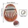 Picture of AIEX 8 Keys Mini Kalimba Thumb Piano with Lanyard Pocket Thumb Piano Portable Mbira Finger Piano Gift for Kids Adults Beginners