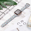 Picture of FTFCASE Sport Bands Compatible with iWatch 38mm/40mm Cute Christmas Snowman, Flower Printed Soft Silicone Strap Replacement for iWatch 38mm/40mm Series 5/4/3/2/1