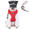 Picture of Puppy Harness and Leash Set - Dog Vest Harness for Small Dogs Medium Dogs- Adjustable Reflective Step in Harness for Dogs - Soft Mesh Comfort Fit No Pull No Choke (L, Red)