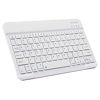 Picture of Ultra-Slim Bluetooth Keyboard Portable Mini Wireless Keyboard Rechargeable for Apple iPad iPhone Samsung Tablet Phone Smartphone iOS Android Windows (10 inch White)