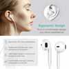 Picture of Wireless Bluetooth Headphones, Wireless Sport Earphones Bluetooth 4.1, HiFi Bass Stereo,High-Fidelity Sound, Built-in Mic,Best Sport Wireless Earbuds,Outdoor Portable Bluetooth Earphones(White)