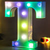 Picture of LED Alphabet Light Up Letter Sign-Colorful Night Light-Party Bar Home Lighting Letter Decorations (Colorful T)