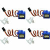 Picture of 4Pcs SG90 9g Micro Servos for RC Robot Helicopter Airplane Controls Car Boat