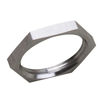 Picture of Dernord Cast Pipe Fitting Stainless Steel 304 Hex Locknut 1 Inch NPT Female (Pack of 2)